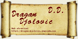 Dragan Đolović vizit kartica